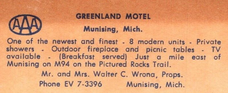 Greenland Motel - Vintage Postcard (newer photo)